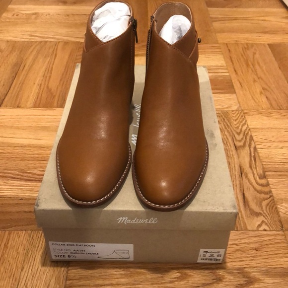 Madewell tan booties 8.5 NWB - Picture 1 of 4